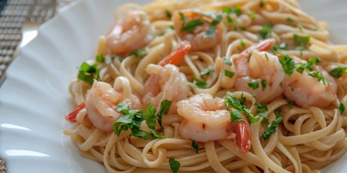 Krevety pasta: recepty