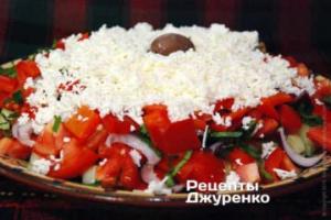 Салат из запеченного болгарского перца