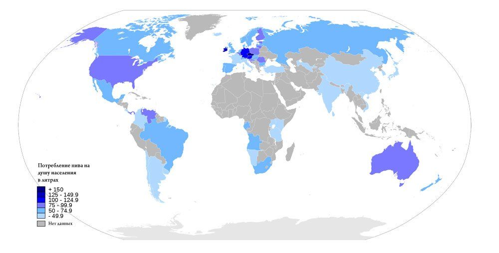 Ktorá krajina na svete najviac pije