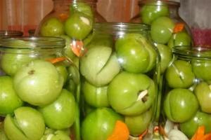Рецепт маринования зеленых помидор Зеленые маринованные помидоры как в советские времена