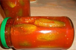 Основные рецепты приготовления обалденных огурцов в томатной заливке на зиму