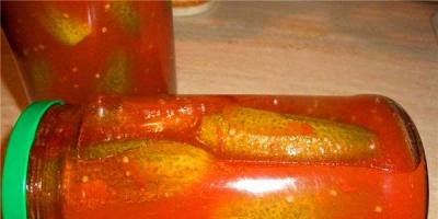 Основные рецепты приготовления обалденных огурцов в томатной заливке на зиму